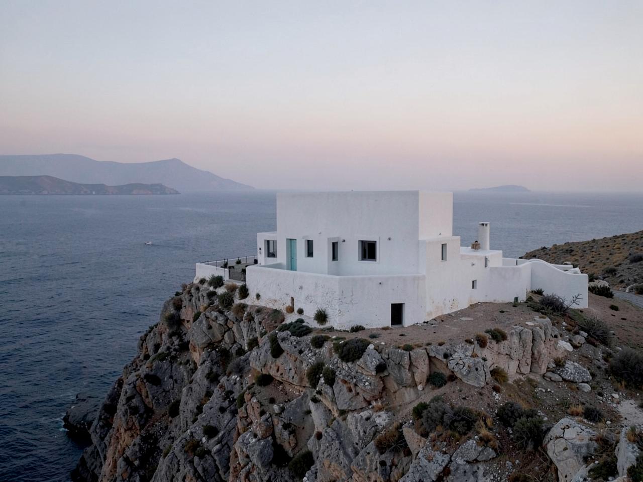 Cliff House in Folegandros, Greece